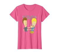 Beavis And Butt-Head Calm Down Maglietta, Donna, Rosa mélange, 3XL