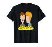 Beavis and Butt-Head Faces Graphic Maglietta