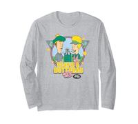 Beavis And Butt-Head Golf Club '93 Distressed Portrait Maglia a Manica