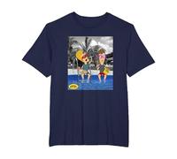 Beavis And Butt-Head Lounging By The Pool Portrait Maglietta, Uomo Taglie Grandi, Navy, 2X Tall