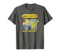 Beavis and Butt-Head Rocker Filled MTV Logo Maglietta
