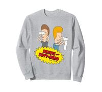 Beavis & Butt-Head con carta igienica TP Felpa