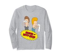 Beavis & Butt-Head con carta igienica TP Maglia a Manica
