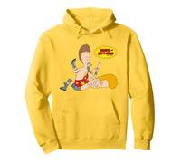 Beavis & Butt-Head Wrestling & Mordere Felpa con Cappuccio
