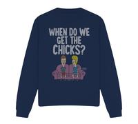 Beavis & Butthead When Do We Get The Chicks? Felpa Adulto Unisex (TV12593)