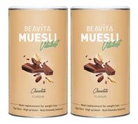 BEAVITA Muesli dietetico al cioccolato Set da 2 2x500 g Muesli