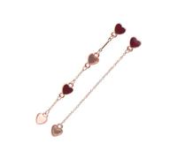 Beavorty 1 Paio orecchini d'amore penzolante eleganti orecchini perno orecchini a bottone per le donne orecchini cardiaci goccia auricolare unica Orecchini attraenti Orecchini di moda rosso