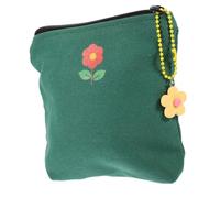 Beavorty 1 Pz custodia per assorbenti igienici moda borsa moneta buste Borsa da viaggio trapuntato borsa per portatile Borsa di conservazione dei cavi dati tela Verde Colore Casuale