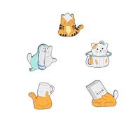 Beavorty 1 Set Animali Creative Cartoon Per Accessori Adorabili Per Casuale 5 Pezzi