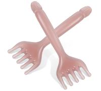 Beavorty 1 Set Pettine Da Massaggio Massaggiatore Cuoio Capelluto Scalp Massager Pettine Per Il Cuoio Capelluto Gli Uomini Pettinano Pettine Per Acconciature Piccolo Pettine Resina 2 Pz