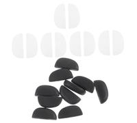 Beavorty 10 Paia antiscivolo tn nere supporto naso incassato Clip naso cuscino per il naso degli occhiali da sole naselli per occhiali cuscinetti nasali accessori per occhiali Gel di silice
