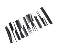 Beavorty 10 Pezzi Pettine da parrucchiere tagliacapelli parrucchiera Set di pettini per parrucchieri pettine per da barbiere pettini per pettine per tagliare i Black