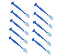 Beavorty 10pezzi Spazzolino Da Denti Portatile Mini Da Viaggio Setole Morbide Per Uso Istituzionale in Prigioni e Centri Di Detenzione