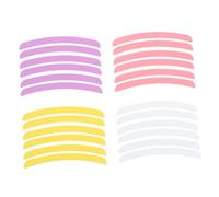 Beavorty 12 Paia Cuscinetti Per Permanente Ciglia in Silicone Strisce Per Lifting Ciglia Kit Per e Domestico Colori Rosa Viola Giallo Bianco