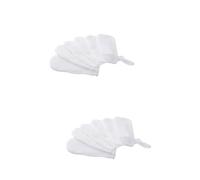 Beavorty 12 Pz spazzolino da dito infantile scovolino denti spazzolino denti spazzolino da denti per bambini spazzolino da denti infantile garza culle per le dita bambino bianca