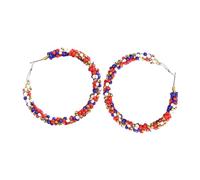 Beavorty 1Paio Pendenti Patriottici per Indipendenza Design per Outfit Festivi