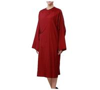 Beavorty 1pezzi Grembiule Da Barbiere Rosso Abito Da Salone Spa Per Trattamenti Di e Traspirante Grembiule Protettivo Per Colorazione e Taglio Dei