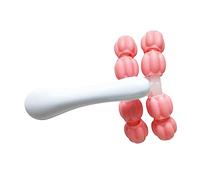 Beavorty 1pezzi Rullo Massaggiante Portatile Per Corpo Collo Braccia Pancia e Gambe Massaggiatore Rotante Ergonomico Per Facilitare La Fatica Muscolare Facile Da Usare e Arrotolare