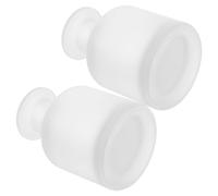 Beavorty 2 Flaconi Diffusori in Vetro Cilindrici da 150 Ml Bottiglie Vuote Ricaricabili per Oli Essenziali Diffusori Aromatici per Aromaterapia e Decorazione Casa