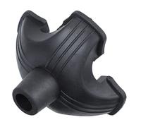 Beavorty 2 Pezzi Copertura Antiscivolo per Bastone Piedi Protector Plastica Resistente e Antiscivolo per Ausili Anziani e Trekking Protezione Stabile per Bacchette e Bastoni