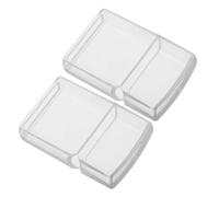 Beavorty 2 Pezzi Custodia Protettiva Trasparente per Plastica Cover Portatile Resistente per Accendigas Kerosene Compatibile con Zippo Facile Usare e Rimuovere