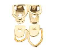 Beavorty 2 Pezzi d'oro per Gli Uomini Griglie per i Bocca Accessori Hip-Hop ghiacciato Salto griglia dei in Metallo Griglia a in Rame Golden
