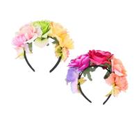 Beavorty 2 pezzi Fascia Capelli con Grandi Simulate Leggero e Durevole Accessorio per Feste e Costumi Decorazione per Foto Memorabili Vari Colori