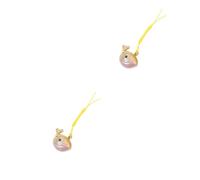 Beavorty 2 Pezzi Kawaii Whale Phone Charm With Gradient Color And Water Sound Bell Cute Cartoon Keychain For Bag And Mobile Decoration Portable Japanese Style Accessory
