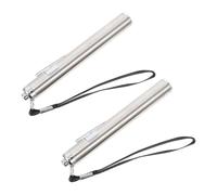 Beavorty 2 Pezzi Luce per Speratura Uova, Tester Domestico Leggero in | Controllo Fertilizzazione, Osservazione Embrione, Colore Argento, Alimentazione a Batteria Non Inclusa, Accessorio per Uova