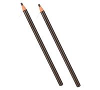 Beavorty 2 Pezzi matita per gli occhi penna per sopracciglia impermeabile sottile matita per sopracciglia matite per sopracciglia da donna penna per il trucco di legno Coffee