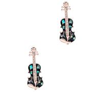 Beavorty 2 Pezzi Pins di corsia dipinti spilla violino Spilla da bavero per strumento musicale Spilla di risvolto musicale spilla strumento musicale spilla musicale Pin di chitarra lega