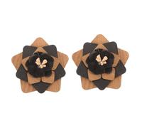 Beavorty 2 Pezzi spille a fiore ballo studentesco Boutonniere spille da bavero uomini blazer fiori Spilla per fiore all'occhiello per abito da uomo spilla fiore spilla per abito di legno