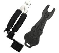 Beavorty 2 Pezzi Strumento per Cambio Corde Chitarra e Banjo Avvolgitore Corde e Pin Remover in Abs e Acciaio Inossidabile per Uso a Casa e Sul Palco