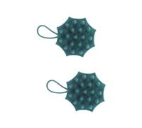 Beavorty 2 Pz Artefatto di shampoo massaggiatore esfoliante per spazzola da doccia per massaggio spazzola per shampoo pettine per la pulizia Pennello meridiano scratcher