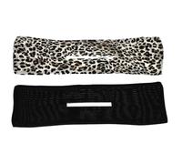 Beavorty 2 Pz Bigodino a torsione hairdo barrette elastico per finti piastra per spazzola per pane decorazioni per creatore di chignon per fil di ferro Black