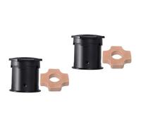 Beavorty 2 Pz Scatola 3 Vaso Portatile Supporto Portatile Cono Di Moxa Supporto Per Contenitore Artemisia Bruciatore Supporto Cono Di Moxa Posteriore Nero Metallo Magnetico