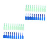 Beavorty 2 Set Di Mini Spazzolini Da Denti Per Detenuti Robusti Spazzolini Da Denti Per Carceri Sicuri E Delicati Piccoli Spazzolini Da Denti Per Accessori Per I Denti 20 Pezzi * 2