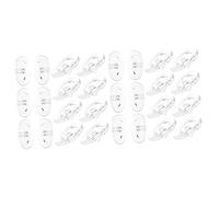 Beavorty 2 Set Di Naselli Di Ricambio Per Occhiali in Materiale Non Confortevole in Silicone Per Occhiali Tempo Di Utilizzo 20 Paia*2