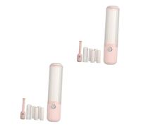 Beavorty 2 Set Etichetta rimozione dei di cane kit pelucchi appiccicoso lanugine compatto levapelucchi attaccalo a dimensioni del viaggio del lanugine AbS rosa