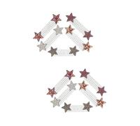 Beavorty 2 Set Pettini Decorativi Per Accessori Femminili Per Riorganizzare in Stili Vari Viola 5 Pezzi*2