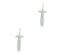 Beavorty 2 Set spazzolino massaggiagengive per bambini in silicone spazzolini da denti per bambini scovolini dentali pulisci denti dorables morbido Più pulito bambino che fa i primi passi