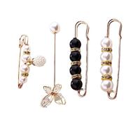 Beavorty 2 Set Spilla Sicurezza Pin Per Abbigliamento E Sciarpe Accessori Per Speciali Decorativa 4 Pezzi*2