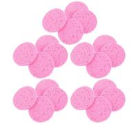 Beavorty 20 Pezzi Dischetti Struccanti Viso in Cotone di Polpa di Legno Morbidi e Tondi Spugnette Cosmetiche per Pulizia Delicata della Adatti per Routine di Bellezza Femminile