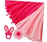 Beavorty 200 pezzi Scovolini Ciniglia Colorati Fili Fuzzy Resistenti e Flessibili per Lavoretti Creativi Morbidi per Fiori Artigianali e Decorazioni Festive