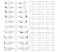 Beavorty 200pezzi Tavole per Colori per Unghie Pz Schede per Esercitarsi la Manicure Accessori per Nail Art Strumento per Mostrare le Punte delle Unghie