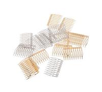 Beavorty 20pezzi Petto Laterale in Metallo Per Capelli Forcine Clip Forcella Pettine Bastoncino Per Chignon Di Accessori Per Capelli Fai Da Te Per Donne e Ragazze Kit Di Creazione Di Access