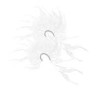 Beavorty 2Pezzi Clip Femminili Plume con Decorazione Piercing per Matrimoni Design e Versatile per Ogni Occasione