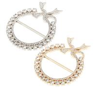 Beavorty 2pezzi Fermagli Per Magliette in Fibbie Per Magliette Alla Semplici e Eleganti Fermagli Per Fazzoletti