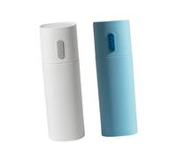 Beavorty 2pezzi Porta Spazzolino e Dentifricio Portatile Set Per Viaggio Custodia Per Esterni e Campeggio Design Chic e Materiale Colore Blu e