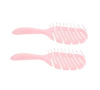 Beavorty 2pezzi Spazzola Per Curva Ventilata Pettine Massaggiante in Plastica Antistatica Districante Per Asciutti e Bagnati Spessi